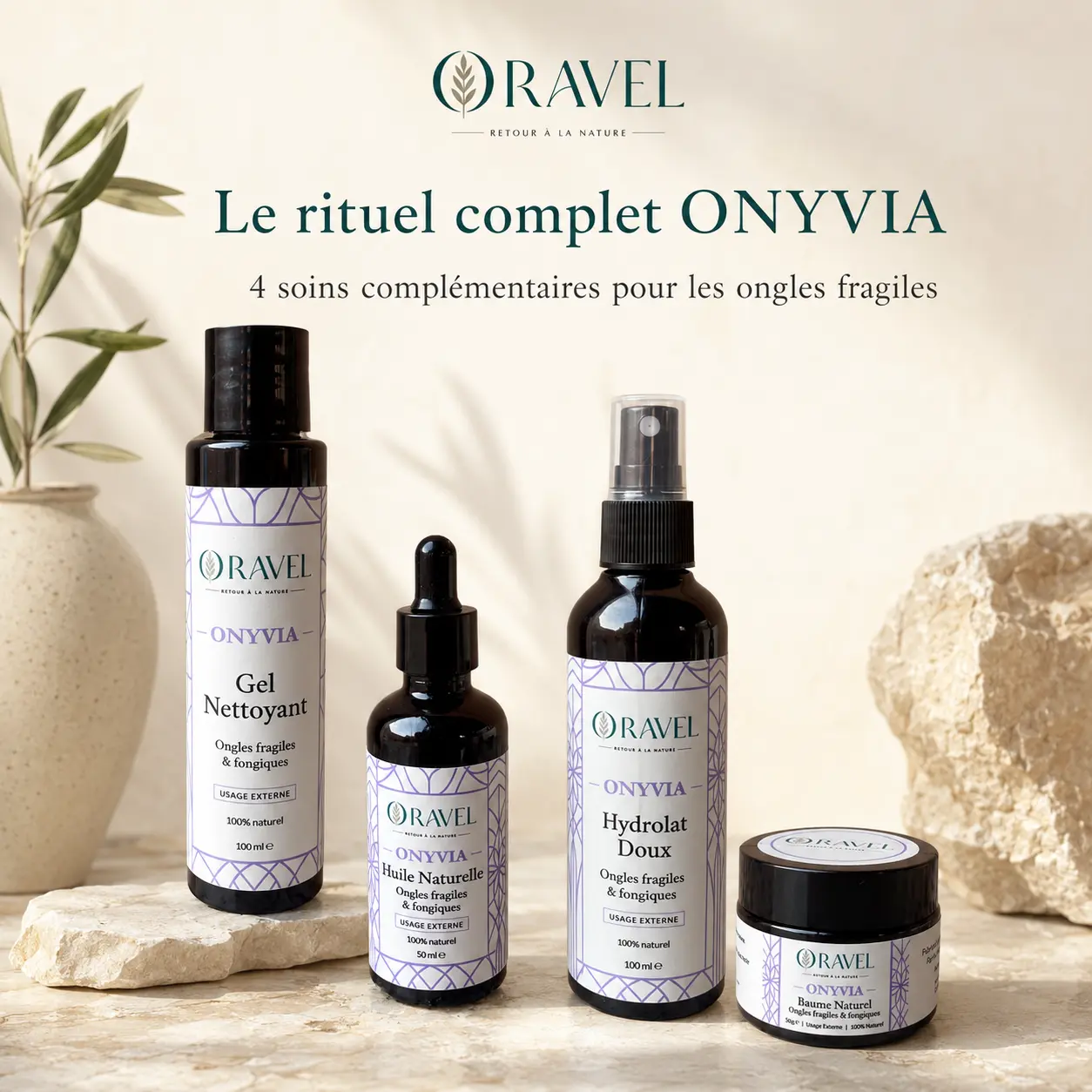 ONYVIA – Gamme Ongles Fragiles & Fongiques