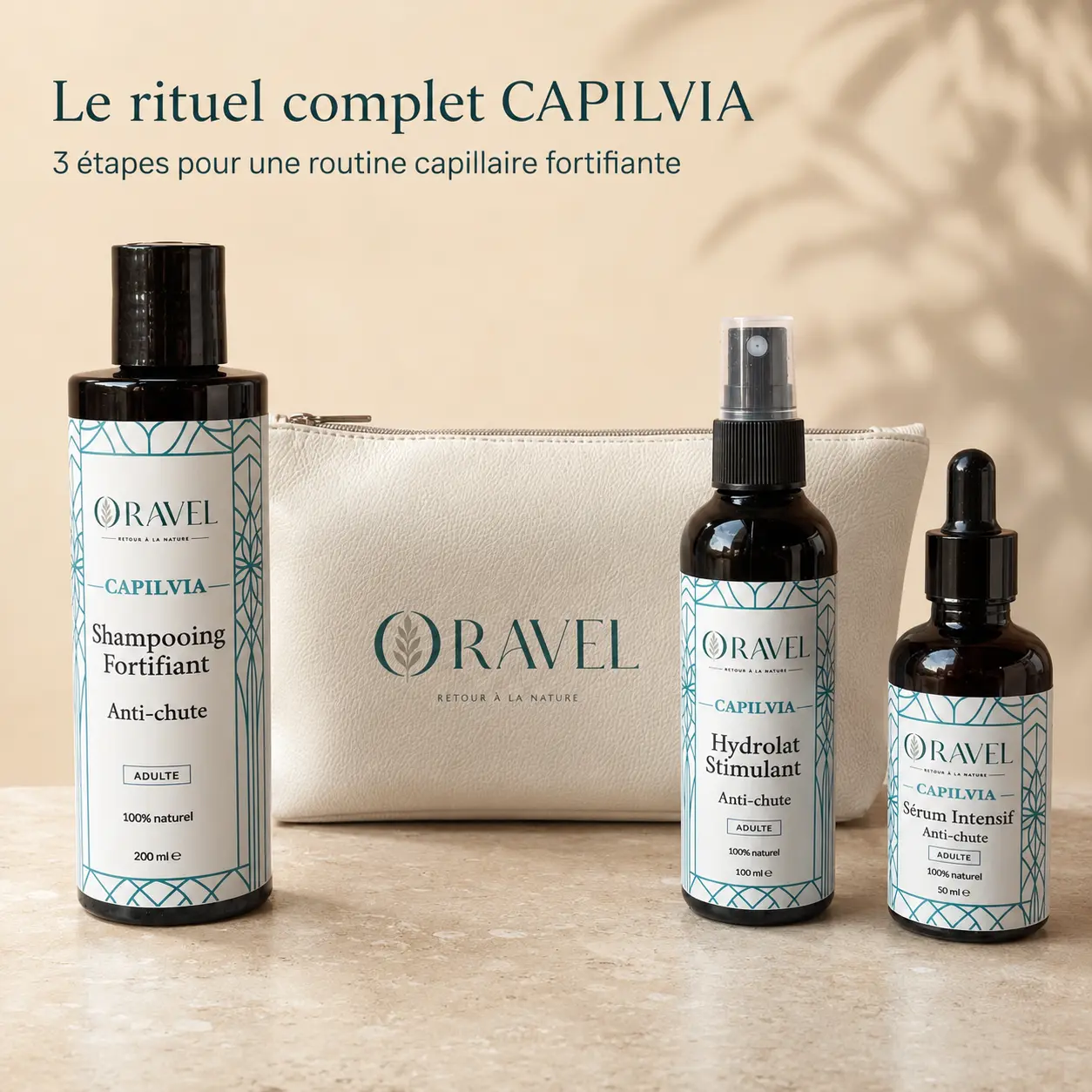 CAPILVIA – Gamme Anti-Chute & Renforcement Capillaire