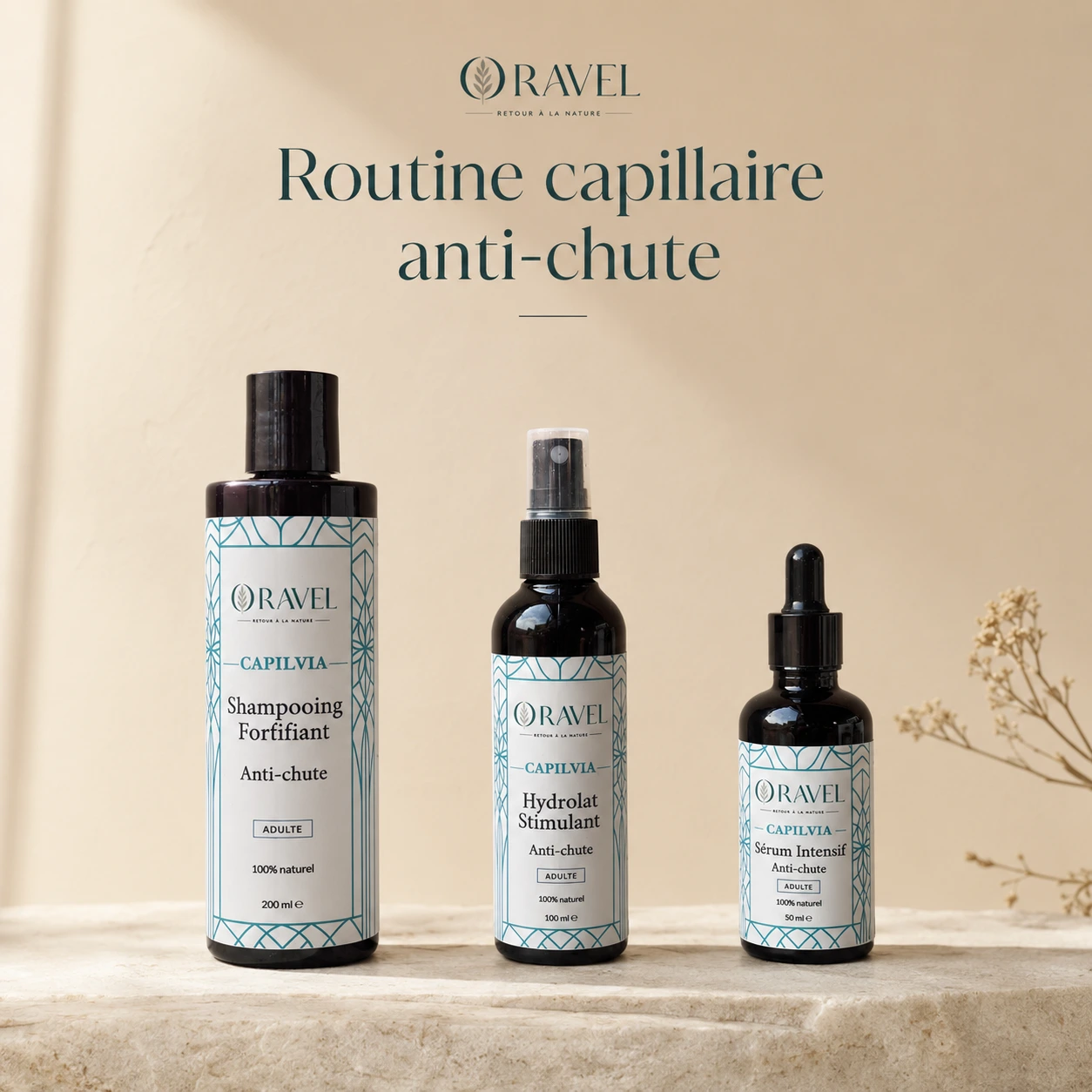 CAPILVIA – Gamme Anti-Chute & Renforcement Capillaire
