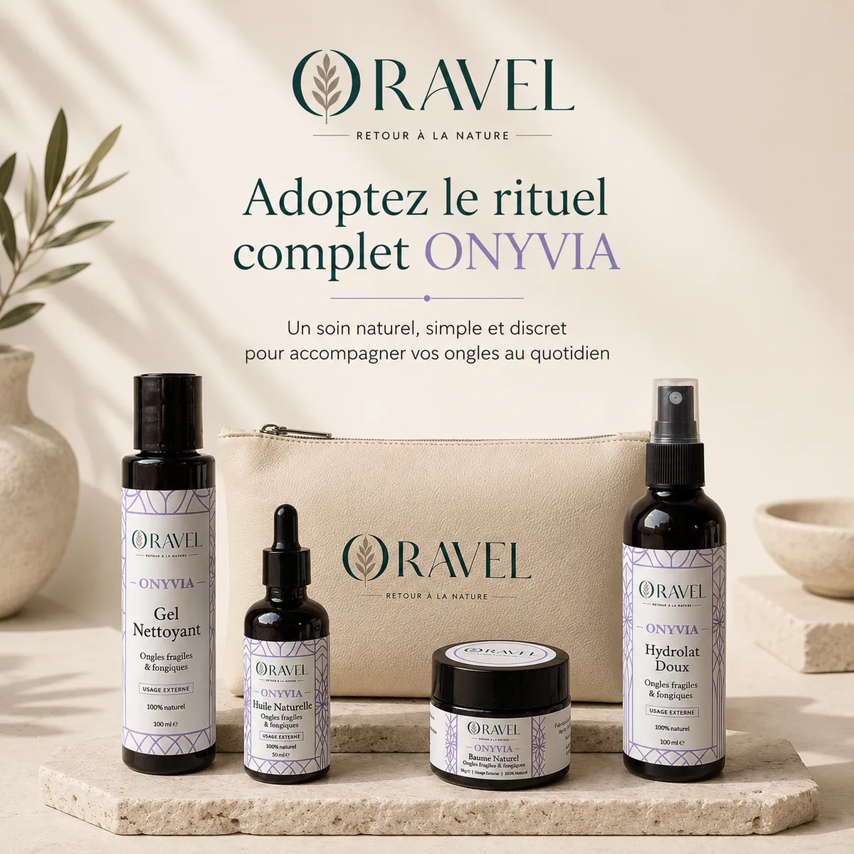 ONYVIA – Gamme Ongles Fragiles & Fongiques